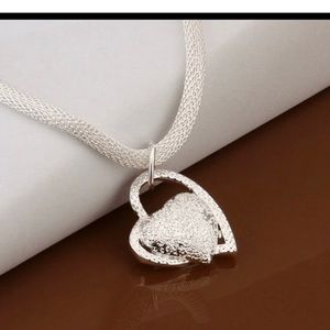 925 sterling steel silver plated necklace
